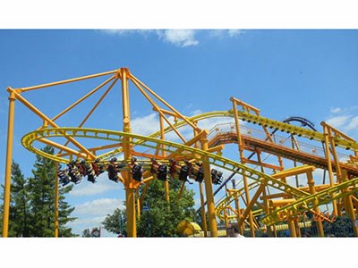 Hanging roller coaster